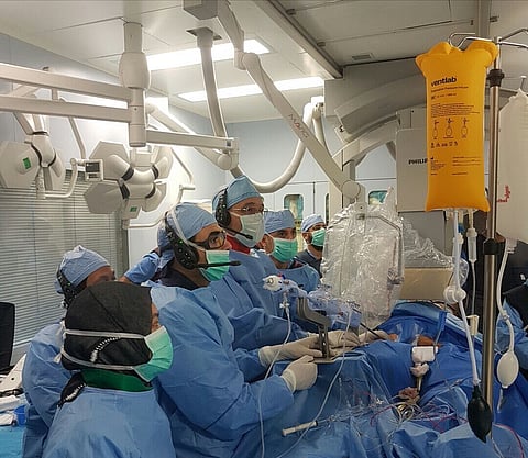 نجاح أول عملية إصلاح للصمام المايترالي بمدينة عبدالله الطبية بمكة