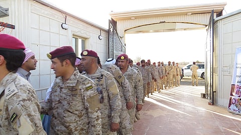 تبوك.. مسؤولون بالمنطقة يصطفون في عزاء شهيد الوطن خالد الزهراني