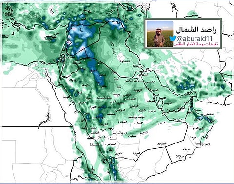 بمحطة طقس في منزله.. هاوٍ يصبح مرجعاً للشماليين بتويتر لأخبار الطقس