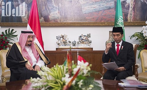 جاكرتا.. خادم الحرمين يعقد اجتماعاً ثنائياً مع رئيس إندونيسيا