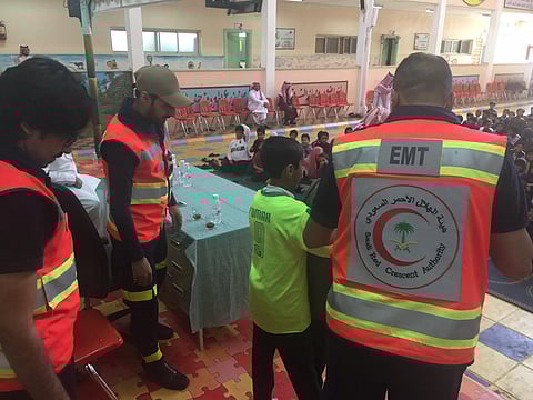 شاهد.. طُلاب الطائف يتفاعلون بإيجابية مع التطبيقات الإسعافية