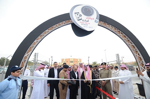 "المتحمي" يفتتح أسبوع المرور الخليجي في بقيق بمشاركة 15 جهة