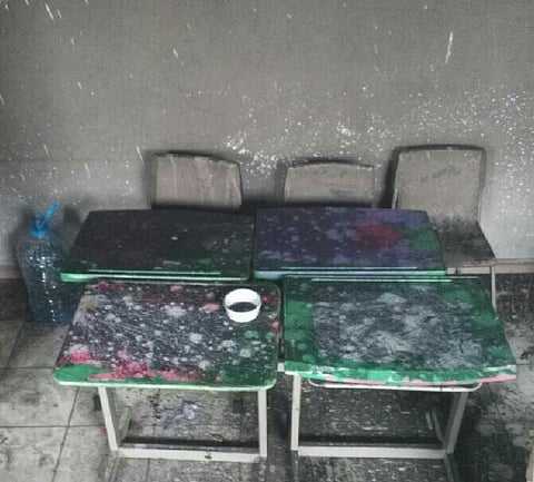 حريق بابتدائية بنات بالأمواه.. وشبهة جنائية تحقق فيها الجهات الأمنية