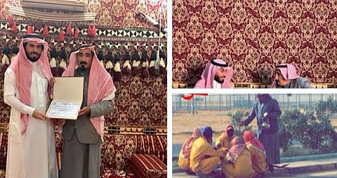 بلدية العويقيلة تكرم مواطناً قدم وجبات الإفطار لعمال النظافة مجاناً