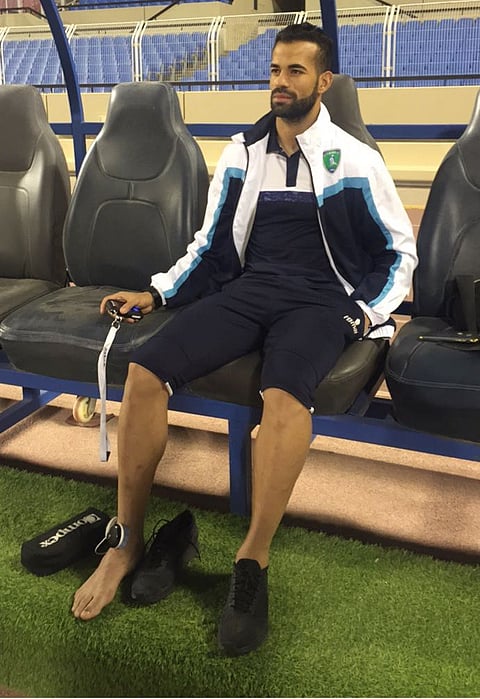 محترف الفتح الجديد .. أُصيب في أول تدريب