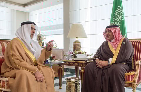 ولي العهد يستقبل وزراء داخلية الإمارات واليمن والعراق والأردن