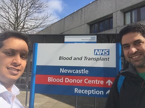 "مبتعثو نيوكاسل" ينظمون حملة تبرع بالدم لمراكز NHS البريطانية