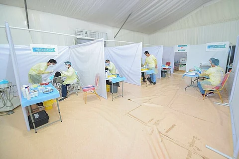 كلية الطب بجامعة القصيم تشارك بالحملة التثقيفية في مركز أبانات