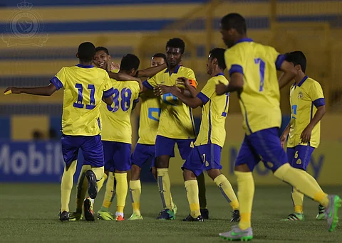 ناشئو النصر أبطالاً للدوري الممتاز .. والتتويج أمام الهلال