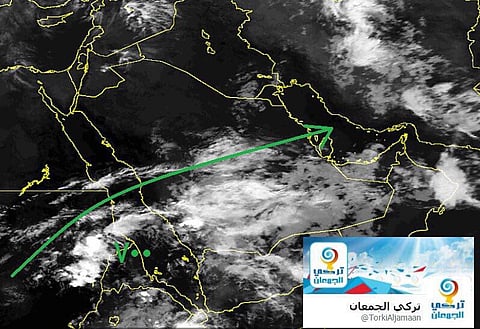 "الجمعان" يتوقَّع استمرار الاضطرابات الجوية والأمطار حتى نهاية الأسبوع المقبل