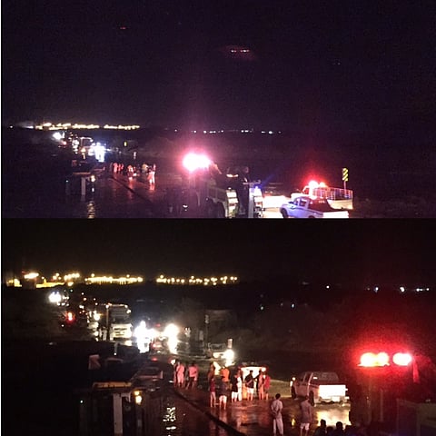 "سيل قنونا" يُسقط الشاحنات ويقطع الطريق بين القنفذة وعسير