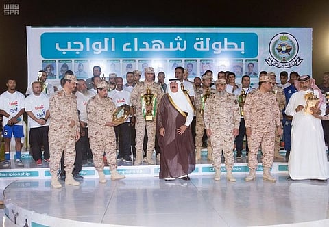 متعب بن عبدالله يتوج القطاع الغربي ببطولة شهداء الواجب بالرياض