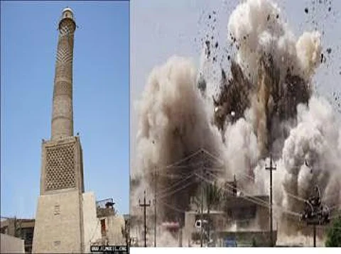 من فجر "المنارة الحدباء" بالموصل العراقية تنظيم "داعش" أم قوات الحشد الشعبي؟
