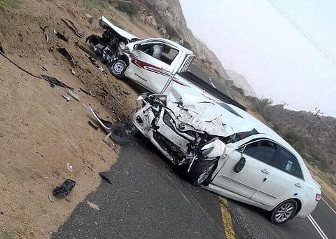 مصرع أبناء عمومة في تصادم بوادي "بن هشبل" بعسير
