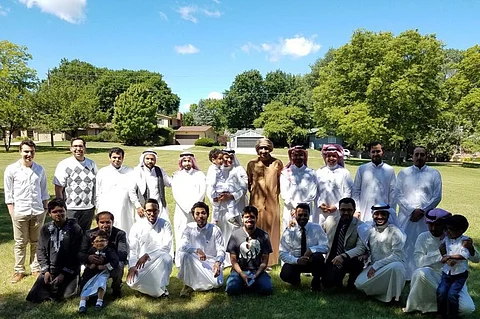 النادي السعودي بجامعة أيوا الأمريكية يعايد طلابه وأسرهم