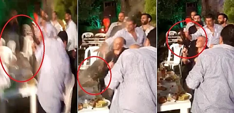 خطأ قاتل.. شاهد ما فعله عريس لبناني بمصوّر فرحه!