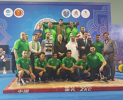 الخزعل يختتم مشاركة أخضر رفع الأثقال ببرونزية آسيوية