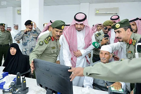 أمير "الشمالية" يستقبل الحجاج العراقيين ويتفقد منفذ "جديدة عرعر"