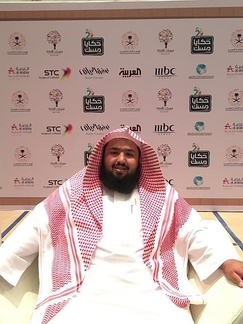 الشيخ "أبو علوه " يشيد بإبداعات أبناء الوطن في معرض "حكايا مسك 2"