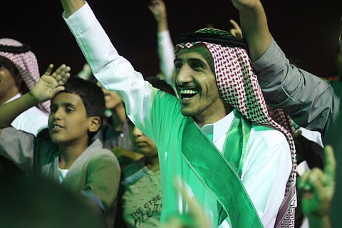 بالصور.. محافظة رماح تحتفل باليوم الوطني