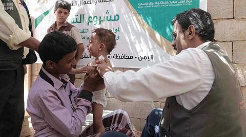 "إغاثي الملك سلمان" يواصل مكافحة سوء التغذية للأطفال في نصاب بشبوة