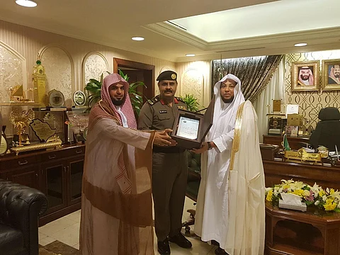 مدير الأمر بالمعروف بمكة يزور مدير شرطة المنطقة بمكتبه بجدة