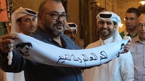 المغرب تكشف حقيقة الوشاح القطري مؤكدة: "فبركة" واضحة