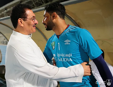 رديف ملعب (الجوهرة) يحتضن تدريب الأهلي