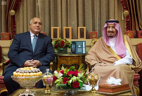 خادم الحرمين يستقبل رئيس الوزراء البلغاري
