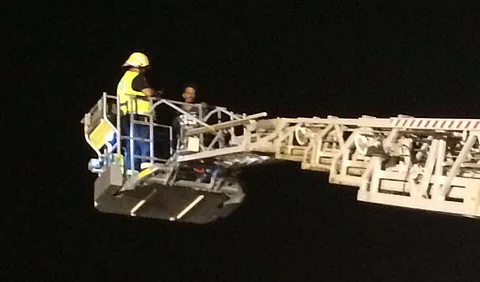 مدني الليث ينقذ مواطنًا بعد احتجازه بقمة جبل شمال المحافظة