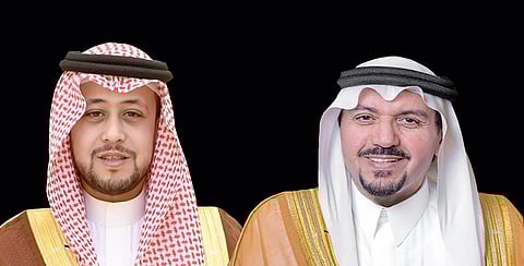 الأمير فيصل بن مشعل والأمير فهد بن تركي