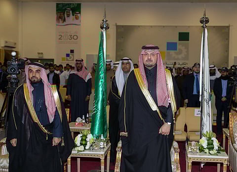 أمير الحدود الشمالية يرعى حفل تخريج ١٦٠ متدربًا بالكلية التقنية بعرعر