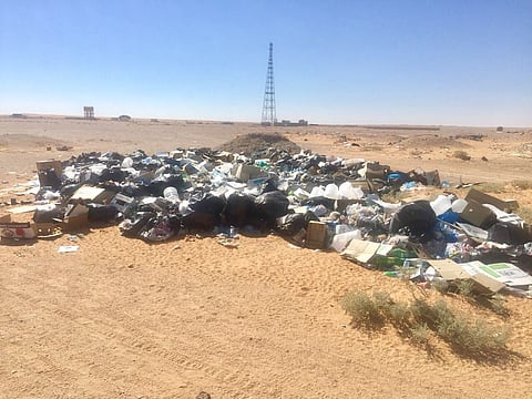النفايات والحشرات الضارة تُحاصر أهالي مركز المنخلي بـ"نجران"