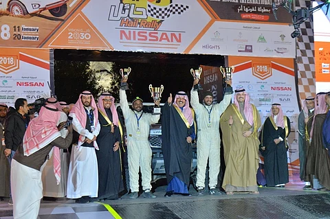 أمير حائل يتوج "الدوسري" بطلًا لرالي حائل 2018