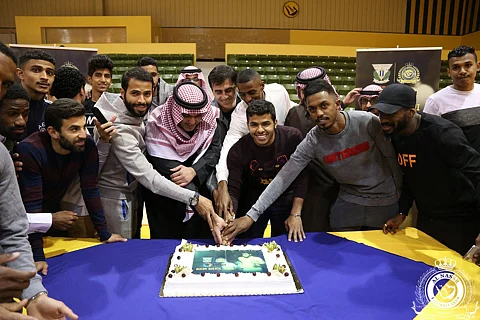 إدارة النصر تقيم حفل وداع ليحيى الشهري