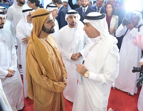 حاكم دبي يزور جناح "مجموعة الحبيب" بـ"معرض الصحة العربي"