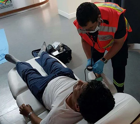 الهلال الأحمر يسعف 38 حالة في "ديربي جدة"
