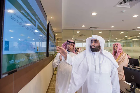 رئيس ديوان المظالم يدشن مركز الاتصال الموحد لعموم المستفيدين