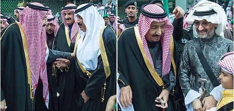 لقطتان عفويتان خلال العرضة السعودية تلجمان قنوات قطر وتكذِّبان قصصها الخرافية