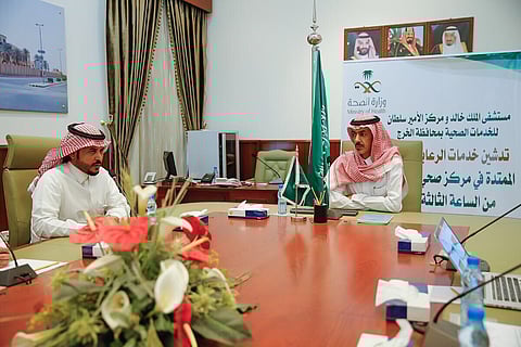 محافظ الخرج يدشن خدمات الرعاية الممتدة بمركز صحي "السعودية"