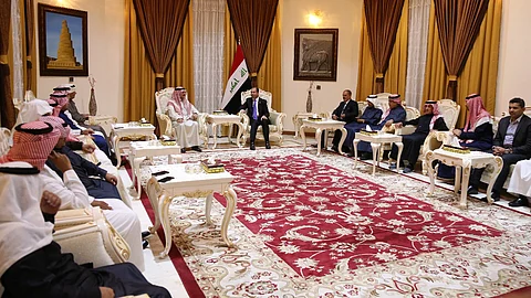 وفد إعلامي سعودي يلتقي رئيس مجلس النواب ووزير الخارجية العراقيَّيْن