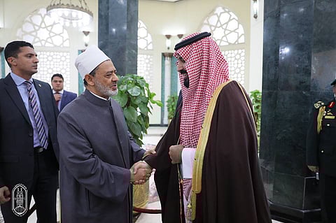 شاهد.. الأمير محمد بن سلمان يزور الأزهر  والكاتدرائية المرقسية ويبحث مكافحة الإرهاب ونشر الوسطية والسلام