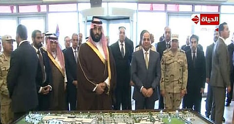 هنا تفاصيل وصور منتجع "الفرسان" الذي افتتحه ولي العهد والسيسي