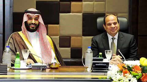 ولي العهد مبرقاً للسيسي: مباحثاتنا أكدت متانة العلاقات بين بلدينا والرغبة المشتركة بتعميق التعاون