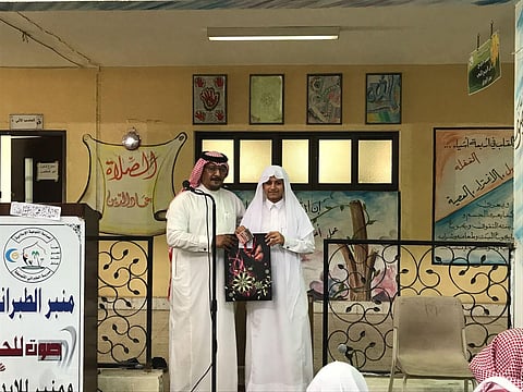 متوسطة الطبراني تحتفي بخاتم القرآن