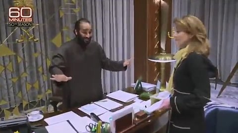 فيديو.. لماذا اعتذر محمد بن سلمان لمذيعة "60 دقيقة" وكيف كان ردها؟