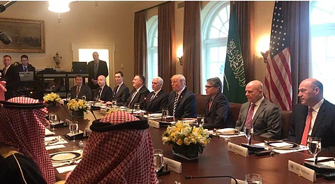 مراسلة البيت الأبيض تكشف.. ماذا قال ترامب لولي العهد في "غداء العمل"؟