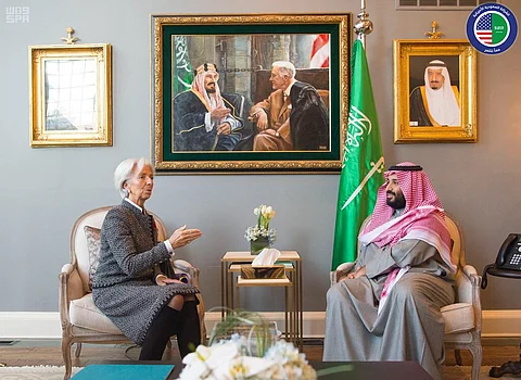 ولي العهد يستعرض رؤية 2030 مع مديرة صندوق النقد الدولي
