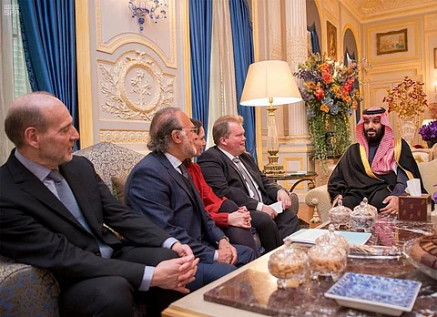 ولي العهد يلتقي عدداً من نواب الجمعية الوطنية الفرنسية