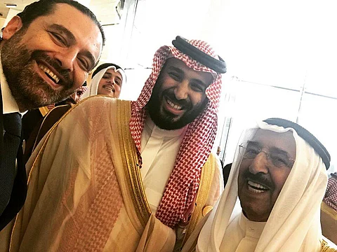 "سيلفي الود العربي" يجمع أمير الكويت وولي عهد السعودية ورئيس وزراء لبنان